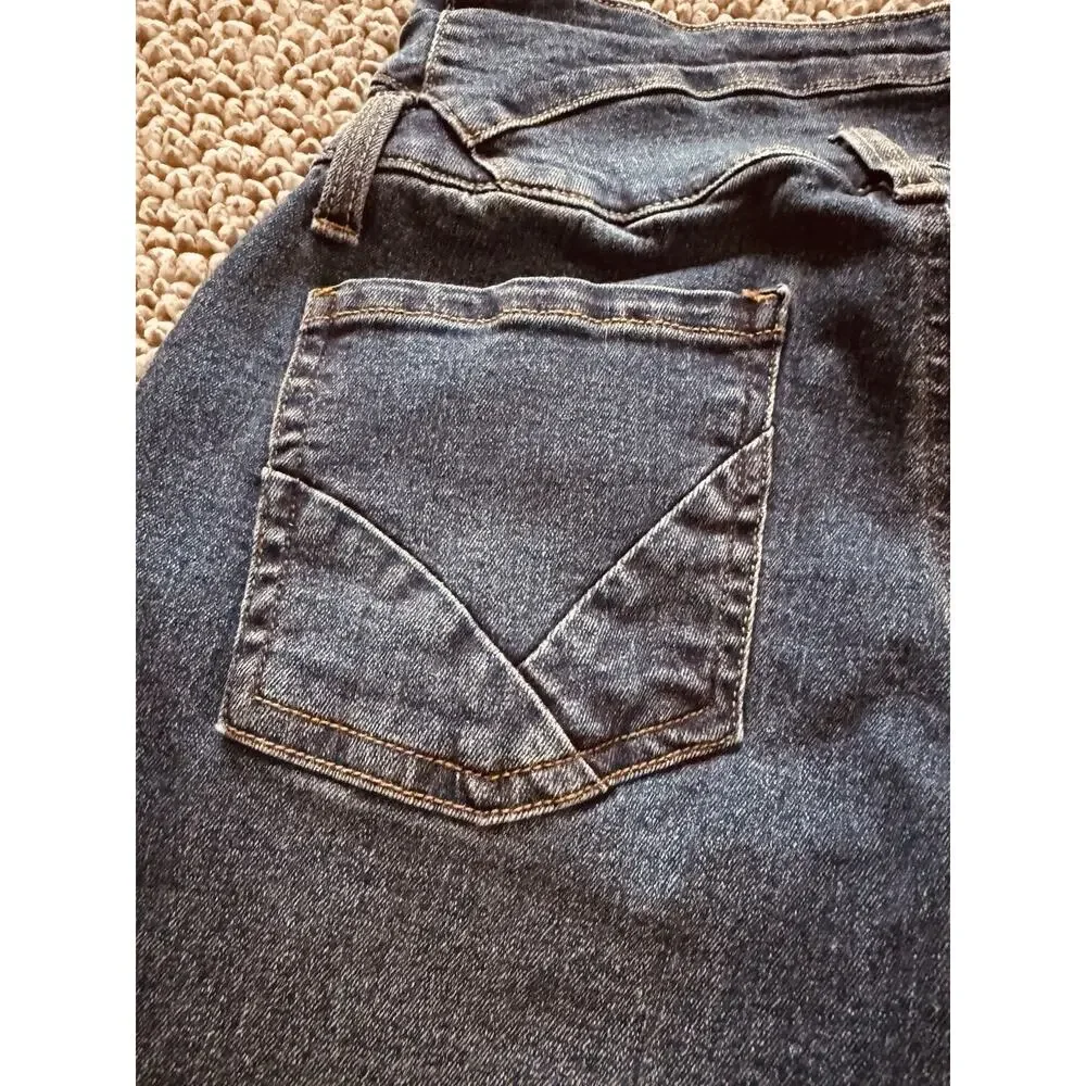 Venus High Waist Double Button Zip Skinny Leg Stretch Jeans Women’s Sz 6